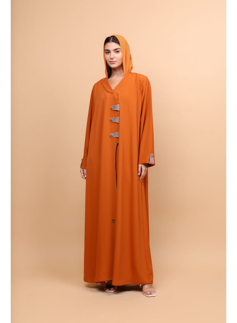 IKKXA Modern Terracotta Abaya - Image 5